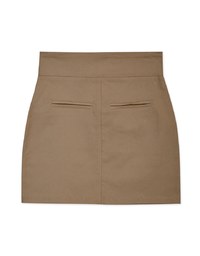 Edgy Chic Utility Mini Skirt