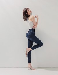 Tall Girl- No Filter Shape-Up Slimming Skinny-Fit Denim Pants 2.0 (With Butt Padding)