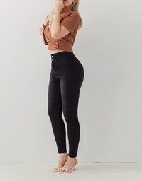 No Filter Shape-Up Slimming Skinny-Fit Denim Pants 2.0 (With Butt Padding)