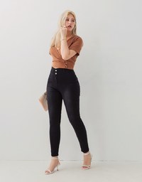 No Filter Shape-Up Slimming Skinny-Fit Denim Pants 2.0 (With Butt Padding)