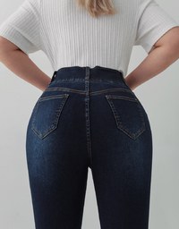 No Filter Shape-Up Slimming Skinny-Fit Denim Pants 2.0 (With Butt Padding)