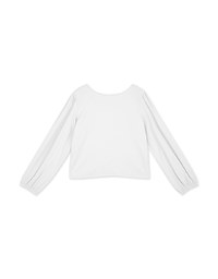Modern Twist Front-Knot Puffy Top