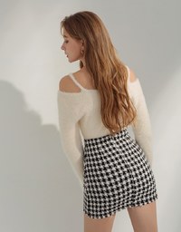 Modern Twist Woleen Gigham Skort