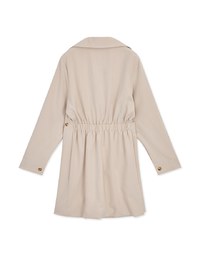 Soigné Asymmetrical Lapel Mini Suit Dress