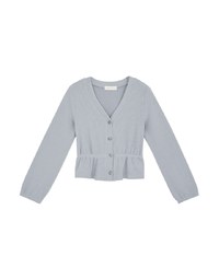 Modern Chic Buttoned Peplum Top