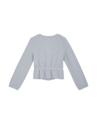 Modern Chic Buttoned Peplum Top