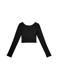 Minimal Simplicity U-Neck Warm Up Heated Crop Bra Top