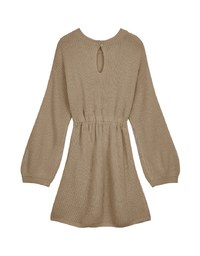 Soft Grunge Puffy West-Drawstring Mini Dress