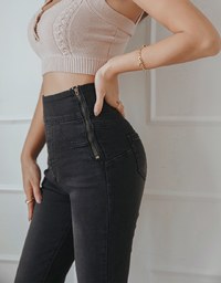 Petite Girl- No Filter Snatched West Shape-Up Slimming Skinny-Fit Denim Pants 3.0
