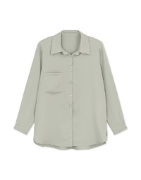 Basic Versatile Wrinkle-Free Blouse (With Detachable Shoulder Pads)