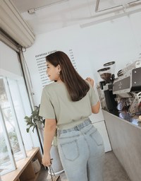 Sophisticated Side-Tie Crop Top (With Shoulder Pads)