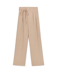 High-West Pleated Wide Leg Pants