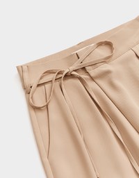 High-West Pleated Wide Leg Pants