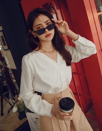 High-West Pleated Wide Leg Pants