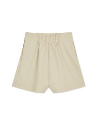 360° High-West Side-Button Pleated Suit Shorts