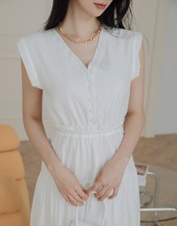 Celestial Fairy Sleeveless Splice Maxi Dress