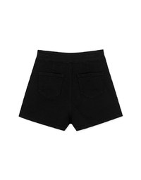 Asymmetric Side-Buckle Shorts