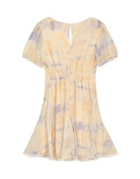 Celestial Tie-Dye Mini Dress