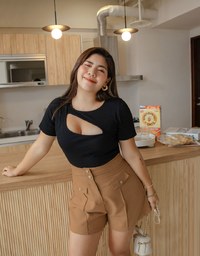 Edgy Chic Cut Out Crop Top