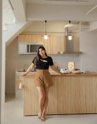 Edgy Chic Cut Out Crop Top