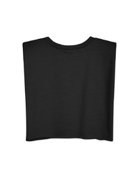 Crewneck Loose Tank Top (With Shoulder Pads)