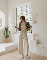 【Air Cool 2.0】Air Comfy Milk Silk Thin Strap Bra Top