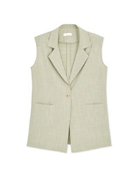 Smart Casual Back Slit Suit Vest (With Shoulder Pads)