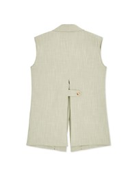 Smart Casual Back Slit Suit Vest (With Shoulder Pads)