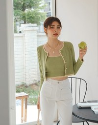 Refined Two Piece Knitted Top