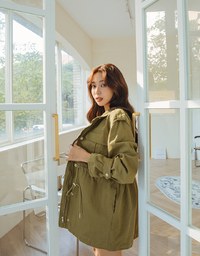 2WAY Waist Drawstring Workwear Blazer