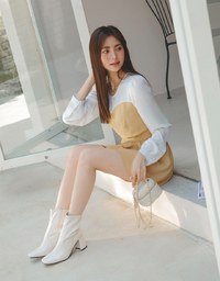 Sweetheart Neckline Crossover Strap Mini Dress