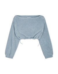 Off-Shoulder Loose Crop Top