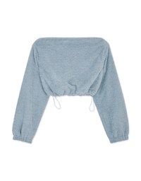 Off-Shoulder Loose Crop Top