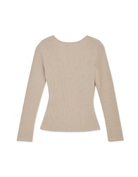 Overlap Scrunch V Neck Crop Top