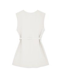 Double Breasted Suit Vest Mini Dress (With Belt)