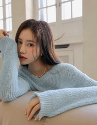 美肌濾鏡針織上衣
