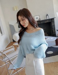 美肌濾鏡針織上衣