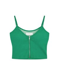 【Air 2.0】Zippered Spaghetti Bra Top ( With Padding)