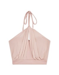 Halter Chiffon Cami Top (With Padding)
