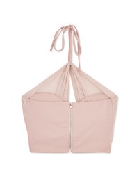 Halter Chiffon Cami Top (With Padding)