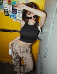 Fantastially Busty Vest Bra Top