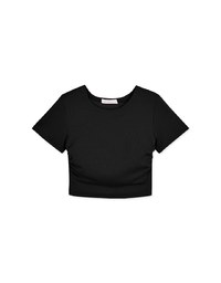 Fantastially Busty Short-Sleeved Bra Top