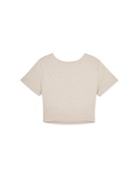 Fantastially Busty Short-Sleeved Bra Top