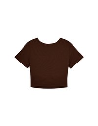 Fantastially Busty Short-Sleeved Bra Top