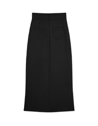 K-Pop Long Slit Skirt