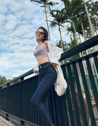 No Filter Slim Fit Denim Pants