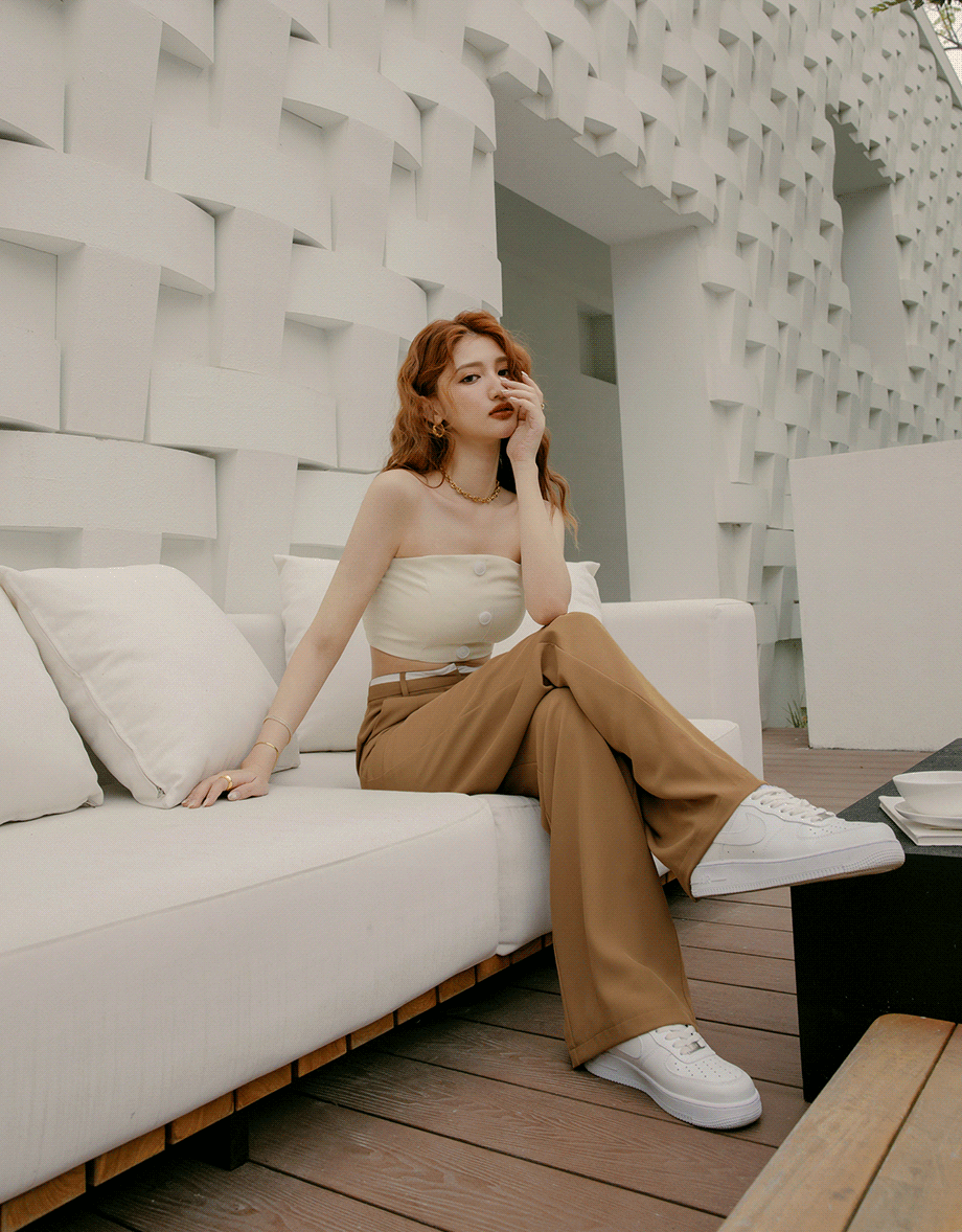 Edgy Smart Suit And Trousers Set (With Padding)