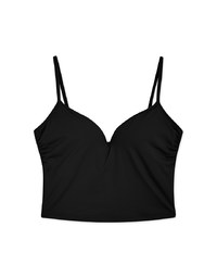 Extreme Push Up Side Grab Wrinkle Bra Top