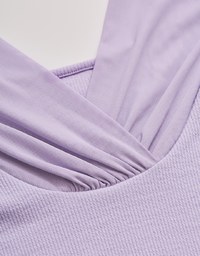 Back Overlap Square Neck Top