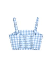 Versatile Checkered Crop Tank Top